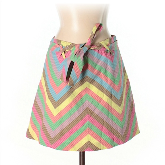 Anthropologie Dresses & Skirts - 💕💕 Elevenses Anthropologie Chevron Skirt Sz 2 💕